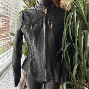 Faux leather jacket 🥶🧥